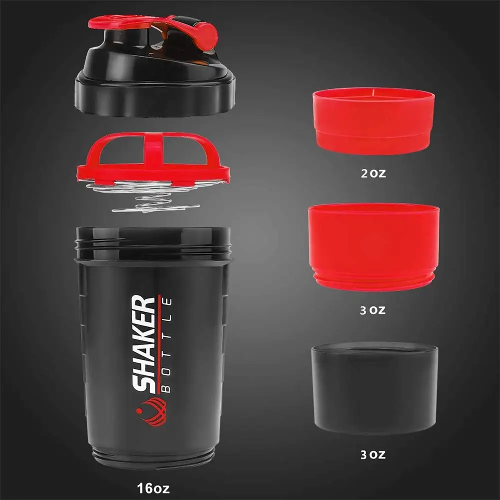 Whey Protein Isolate - ワイヤースターリングボール付きプロテインシェーカー,大きなウォーターボトル,500ml