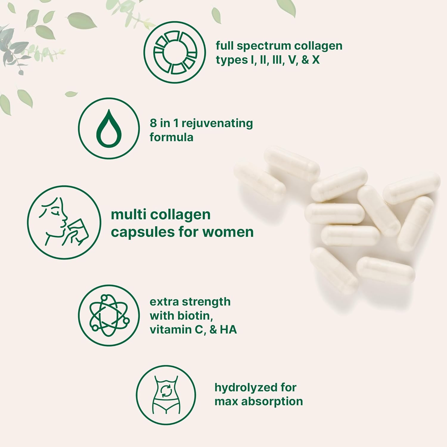 マルチコラーゲンペプチドパウダー 肌を引き締め、しわを防ぎ、 - Collagen Peptide Powder のレビューと価格