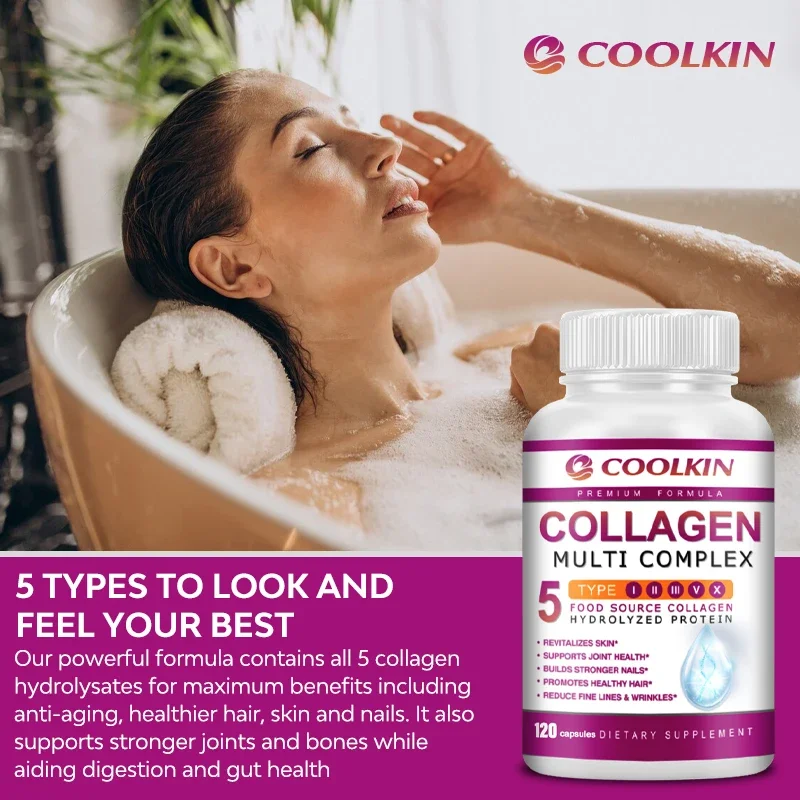 コラーゲンマルチコンプレックス - タイプI、II、III、 - Collagen Peptide Powder のレビューと価格