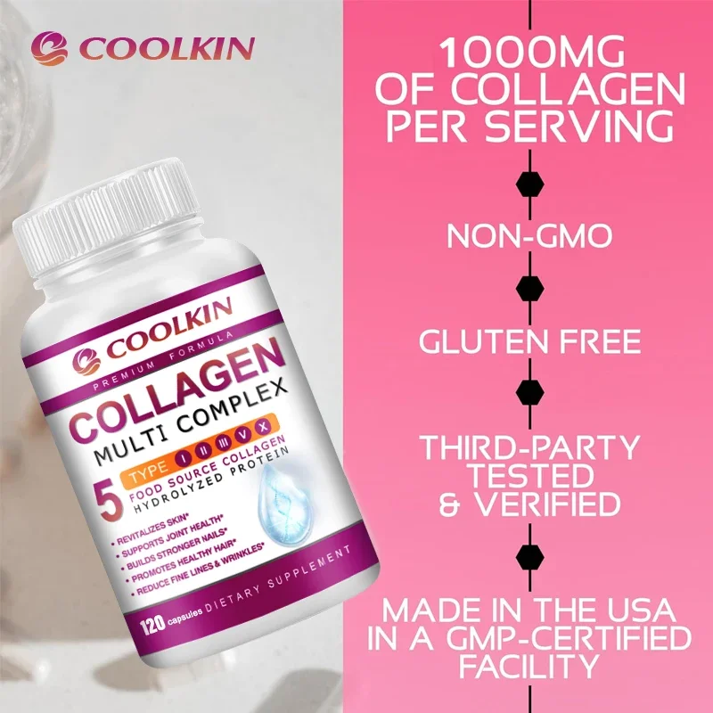 コラーゲンマルチコンプレックス - タイプI、II、III、 - Collagen Peptide Powder のレビューと価格