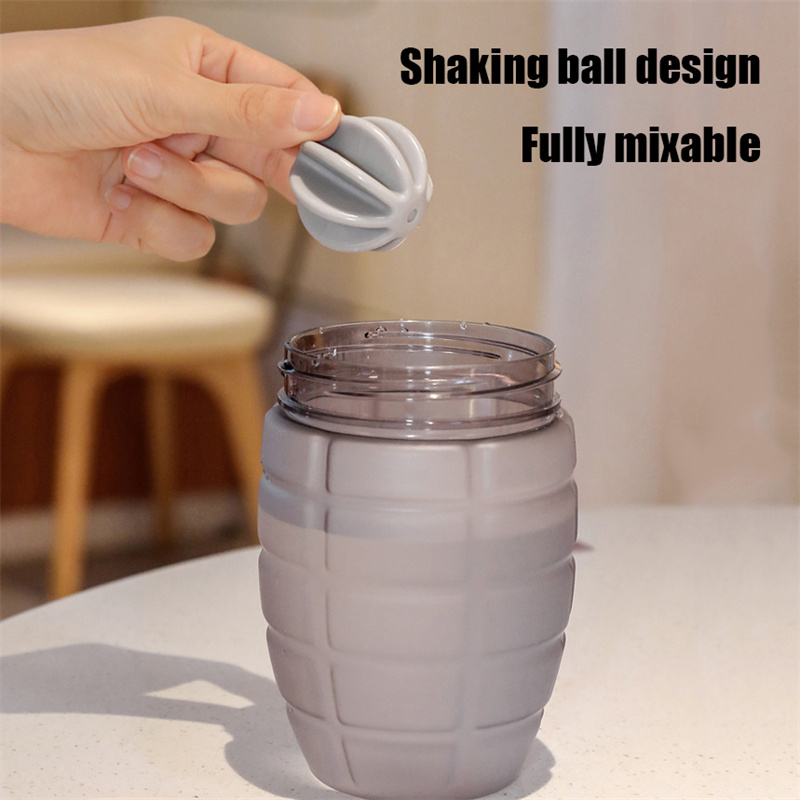 フィットネススポーツウォーターボトル、シンプルシェーカーカッ - Whey Protein Isolate のレビューと価格