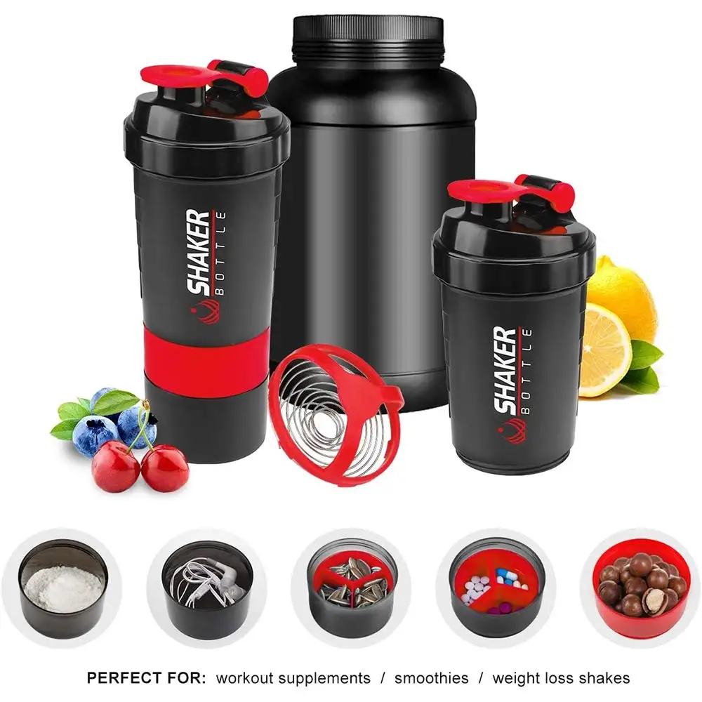 ワイヤースターリングボール付きプロテインシェーカー,大きなウ - Whey Protein Isolate のレビューと価格