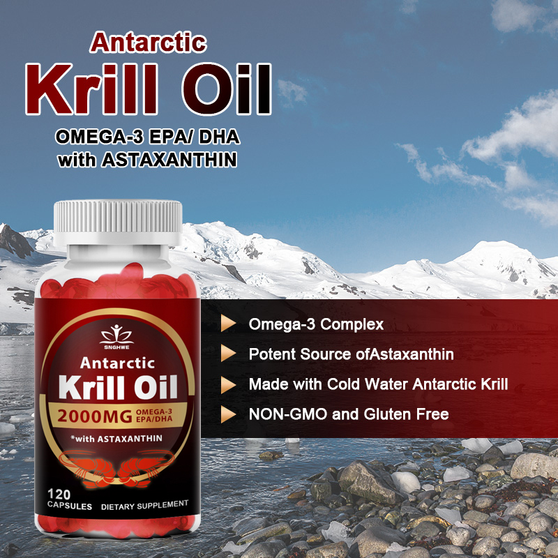2000Mg オキアミ油リン脂質 オメガ-3 EPA および - Krill Oil Supplement のレビューと価格