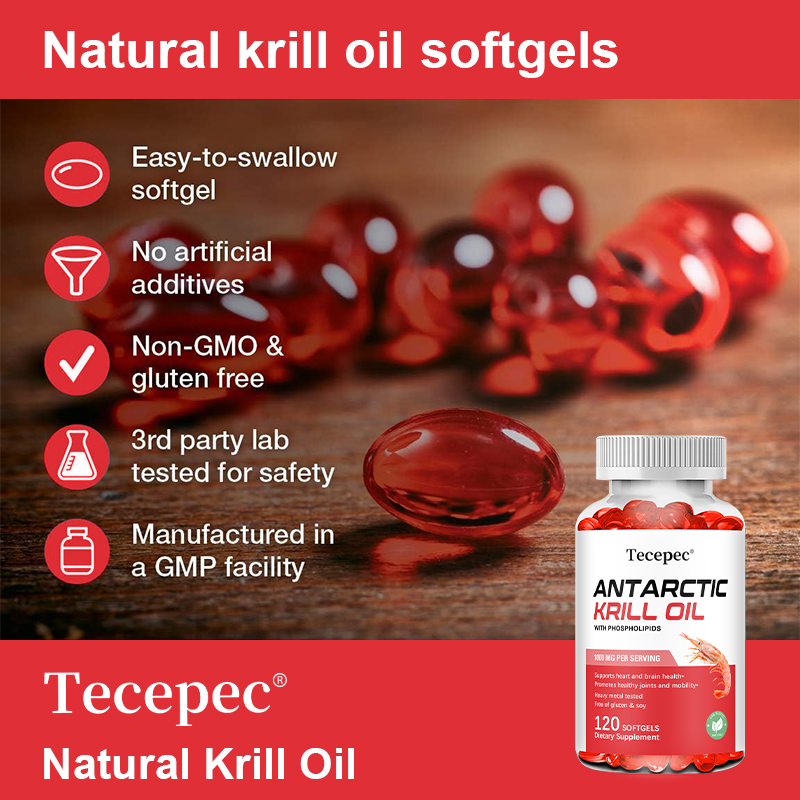 南極クリルオイル 1000mg - ホスフォリピド配合、心臓 - Krill Oil Supplement のレビューと価格