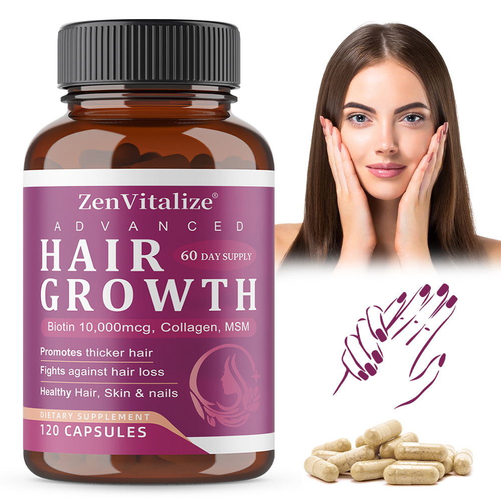 ビオチン + コラーゲン カプセル - 髪の成長を促進し、老 - Biotin Hair Growth のレビューと価格