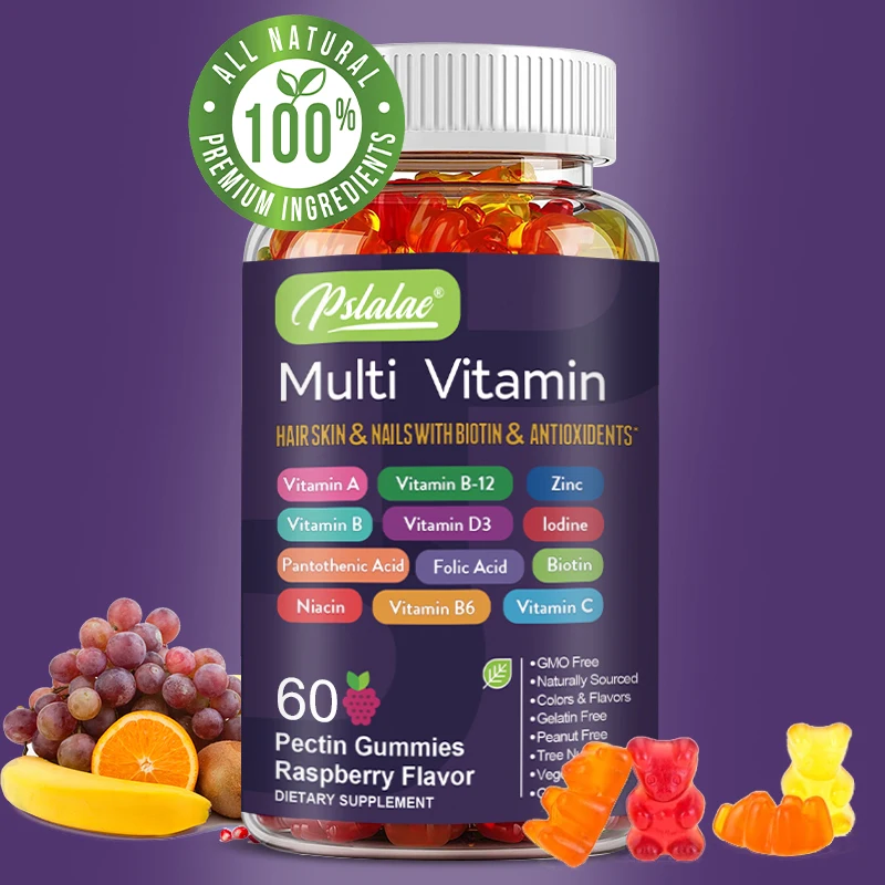 マルチビタミン グミ - エネルギー レベルの向上、免疫サポ - Multivitamin Gummy Adult のレビューと価格