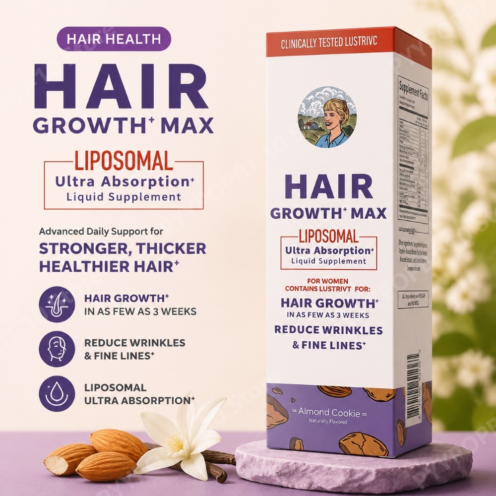 リポソーマル育毛液、ノコギリヤシ＆ビオチン配合で3週間で髪を - Biotin Hair Growth のレビューと価格